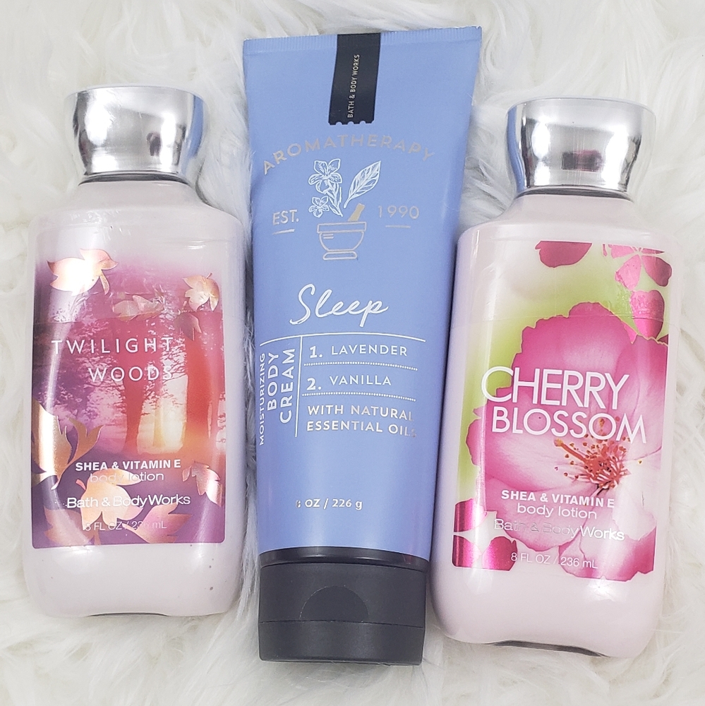 Bath & Body works lotion & body cream combo